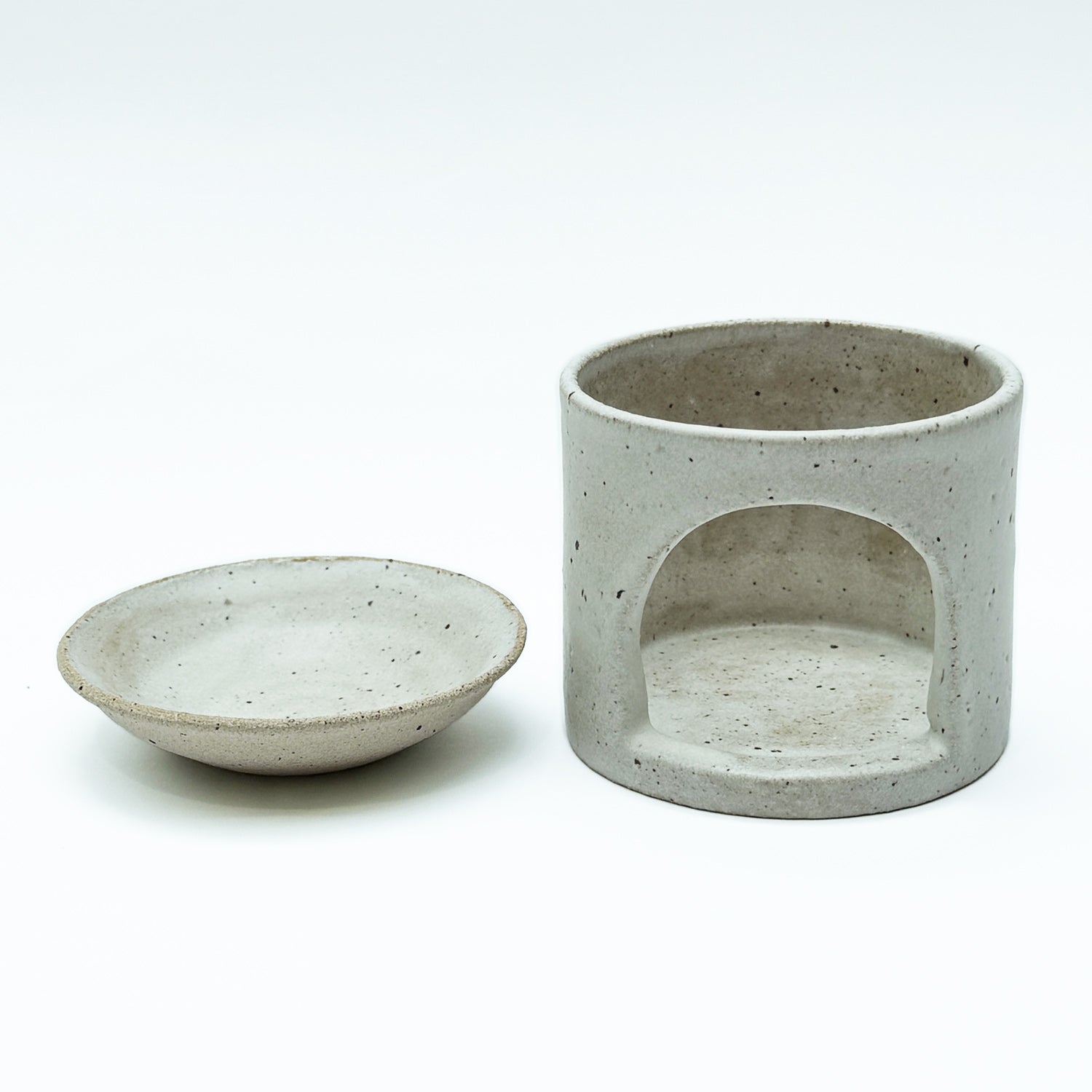 Hand Thrown Stoneware Burner - for Oil & Wax Melts