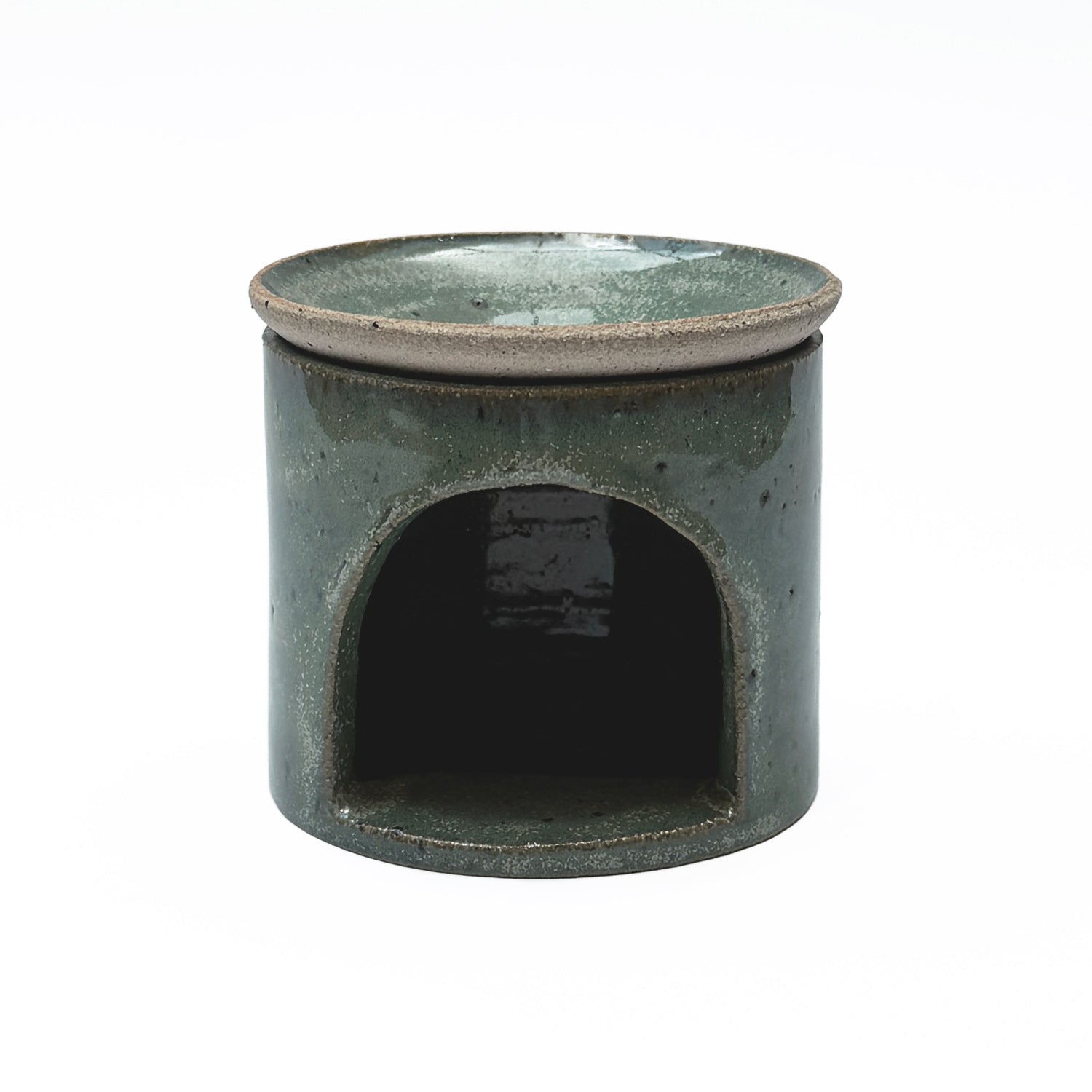 Hand Thrown Stoneware Burner - for Oil & Wax Melts