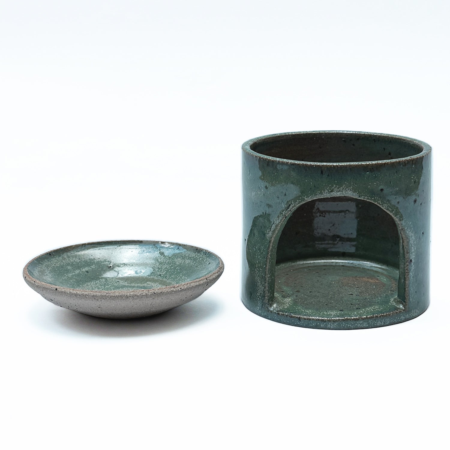 Hand Thrown Stoneware Burner - for Oil & Wax Melts