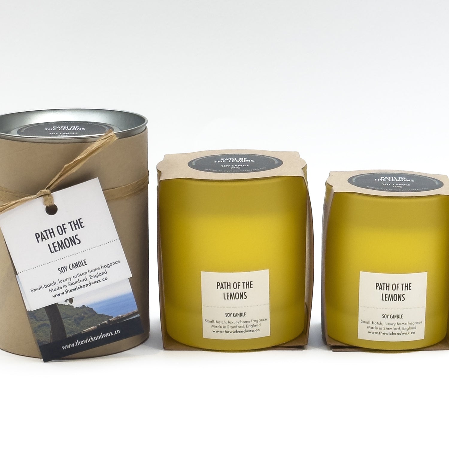 Path Of The Lemons - Scented Soy Candle