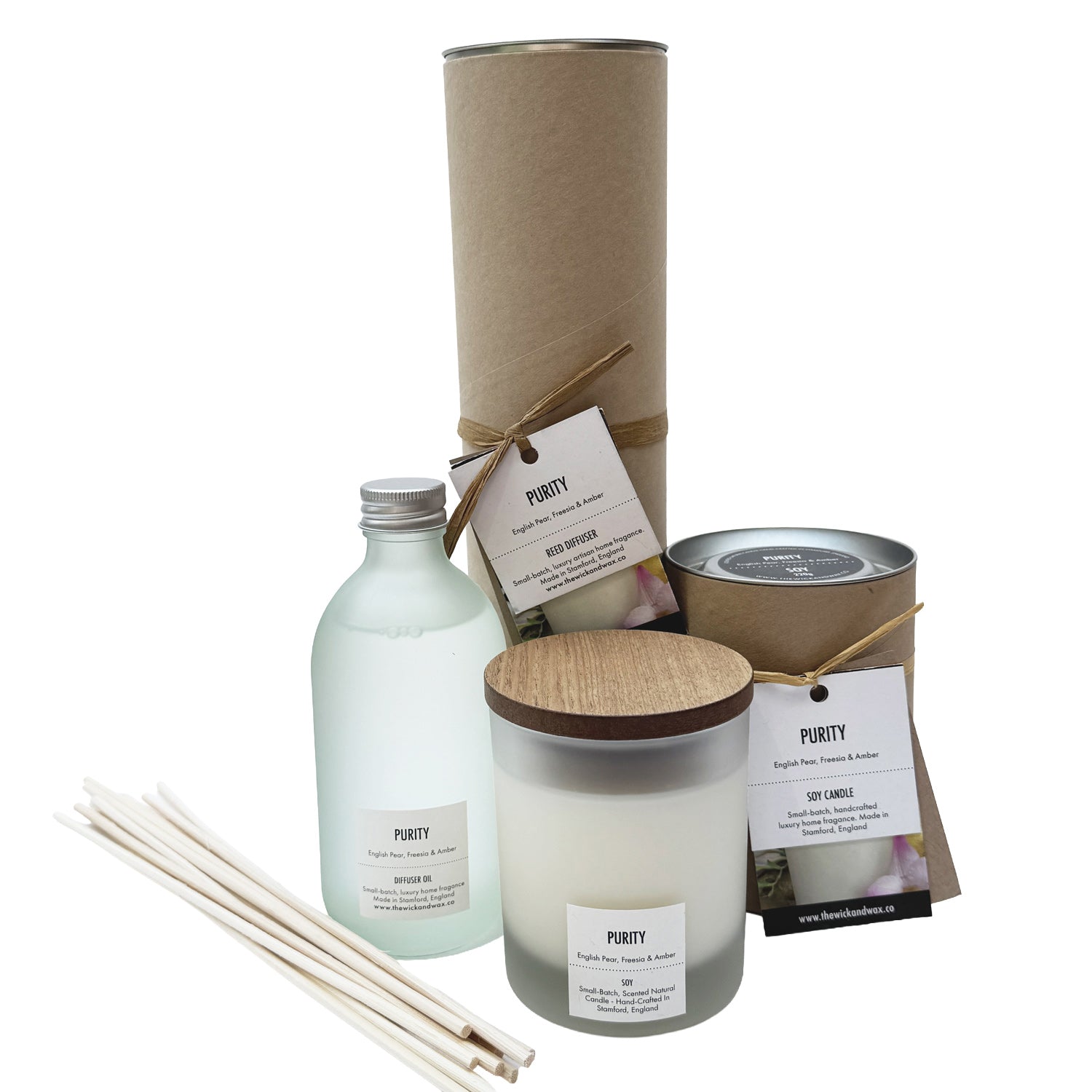 Purity - Scented Candle and Diffuser Duo