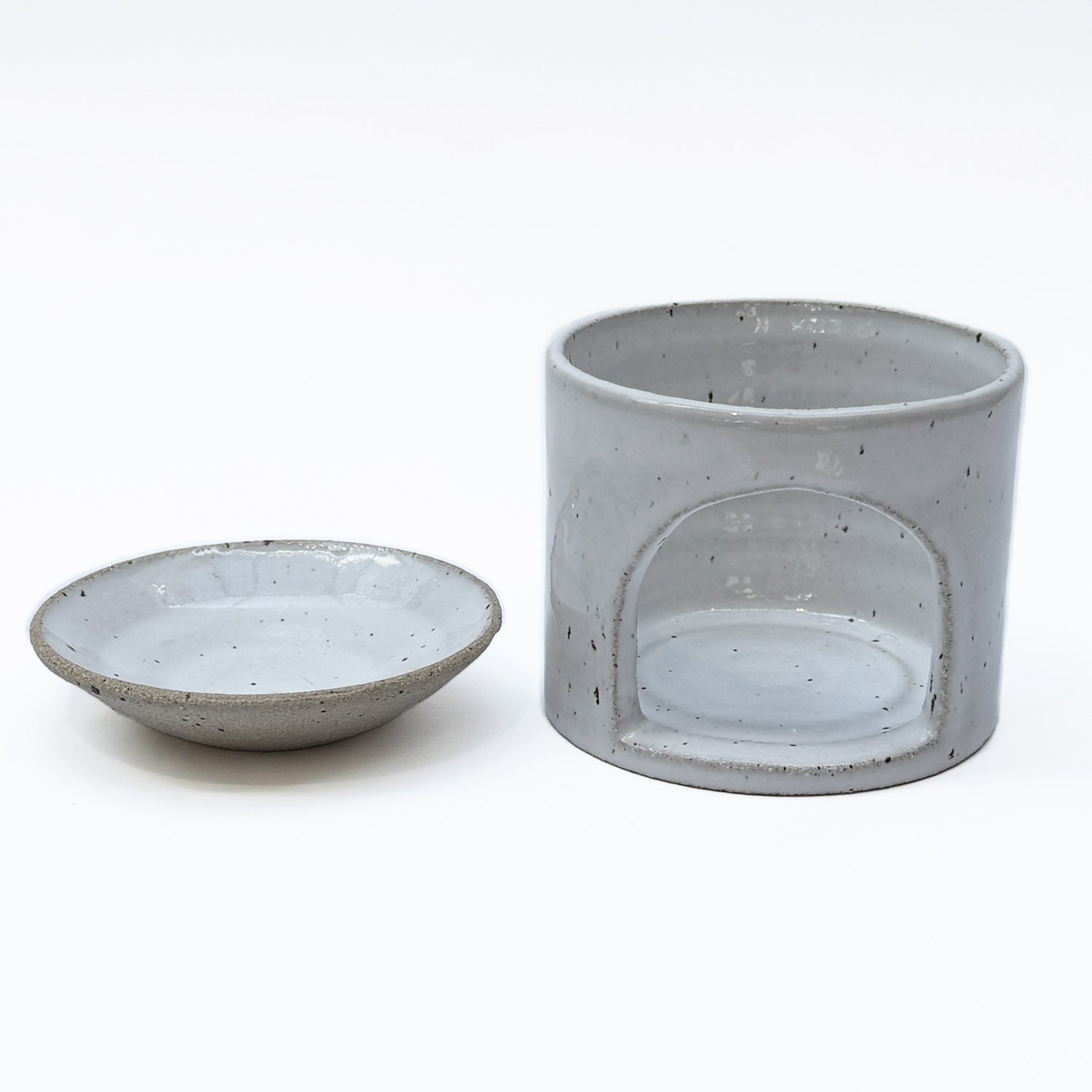Hand Thrown Stoneware Burner - for Oil & Wax Melts