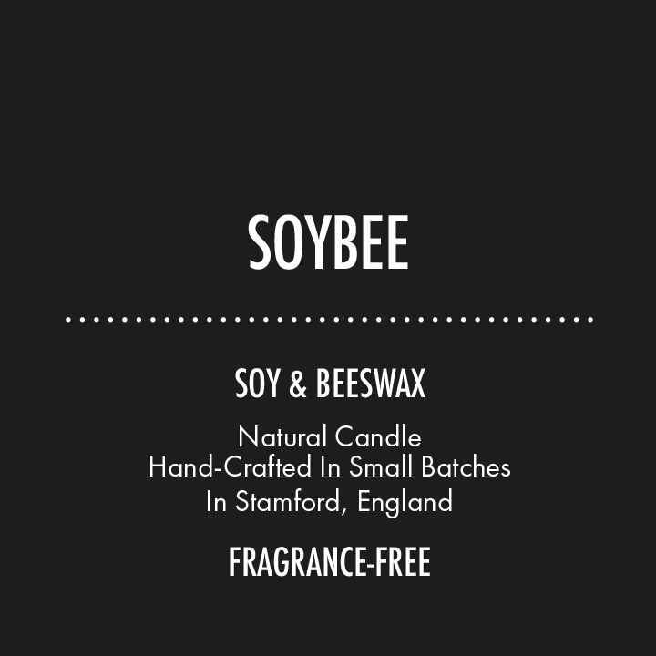 Fragrance-Free SoyBee - Luxury Soy and Beeswax Candle (150g Net)
