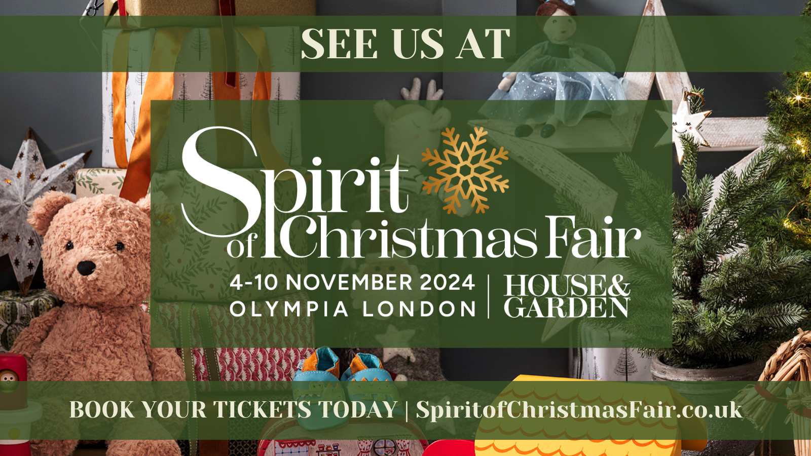 See us at the Spirit Of Christmas at Olympia, London