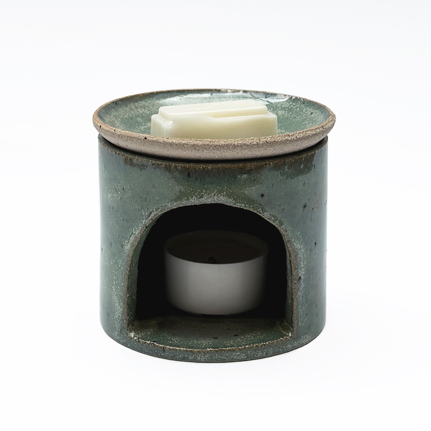 Hand Thrown Stoneware Burner - for Oil & Wax Melts