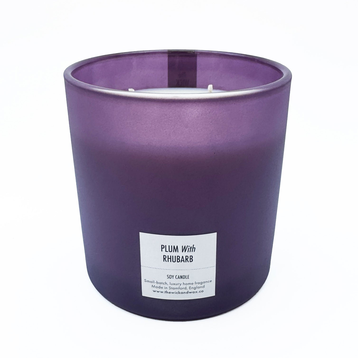 Plum With Rhubarb - Scented Soy Candle