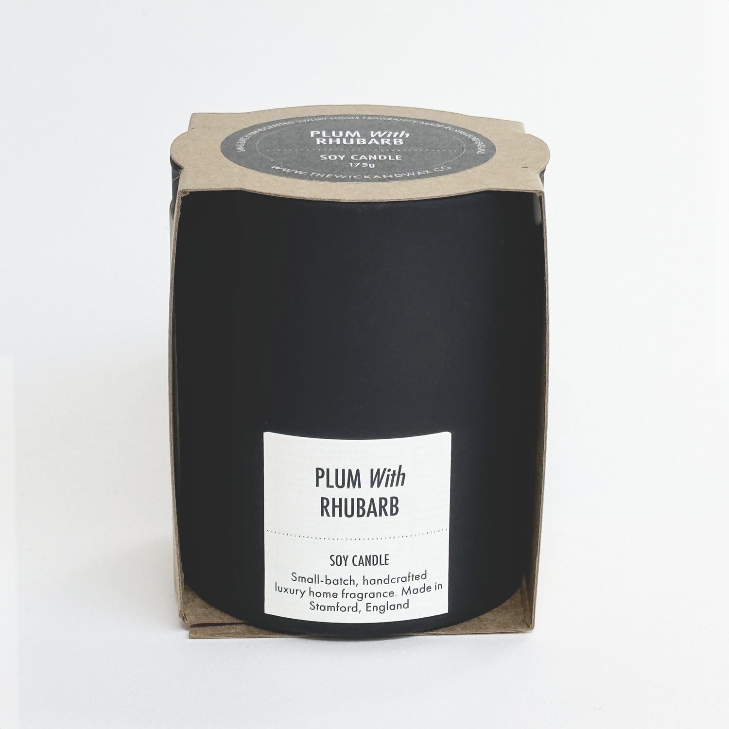 Plum With Rhubarb - Scented Soy Candle