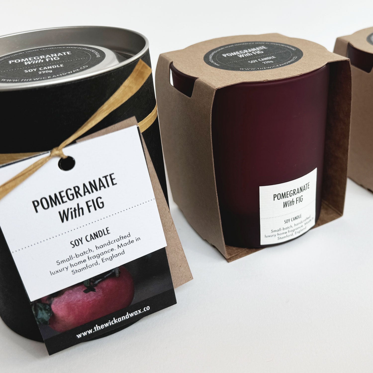 Pomegranate With Fig - Scented Soy Candle