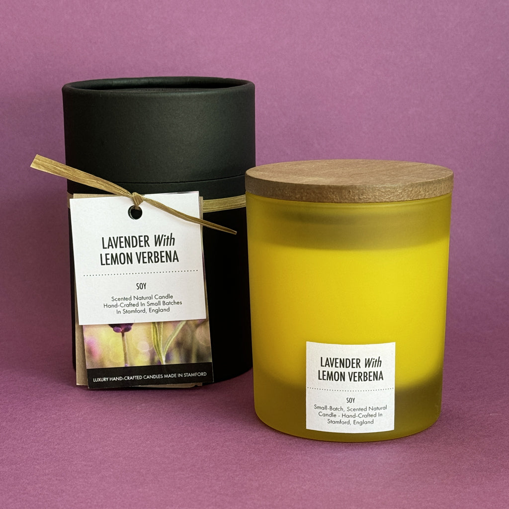 Lavender With Lemon Verbena - Scented Soy Candle