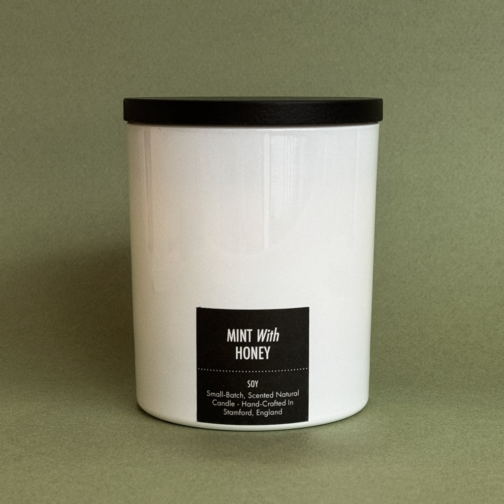 Mint With Honey - Scented Soy Candle