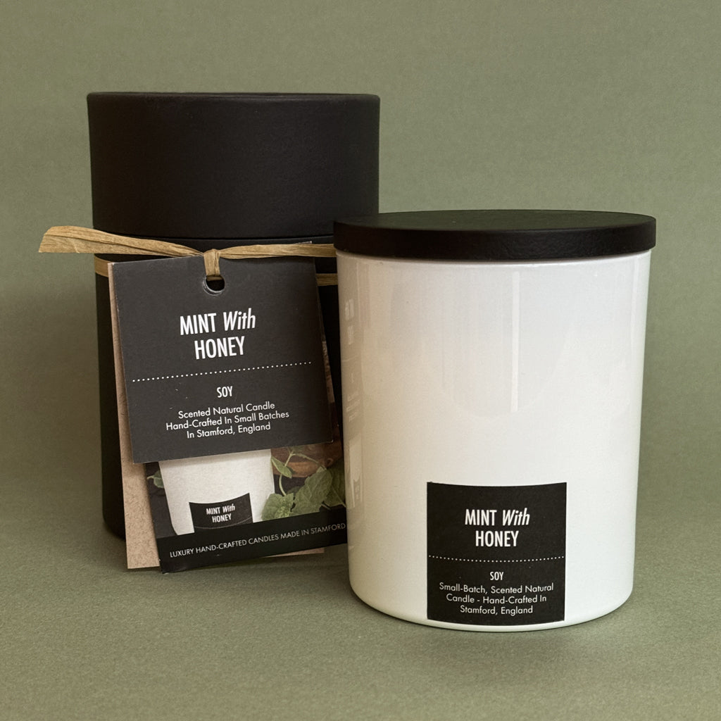 Mint With Honey - Scented Soy Candle