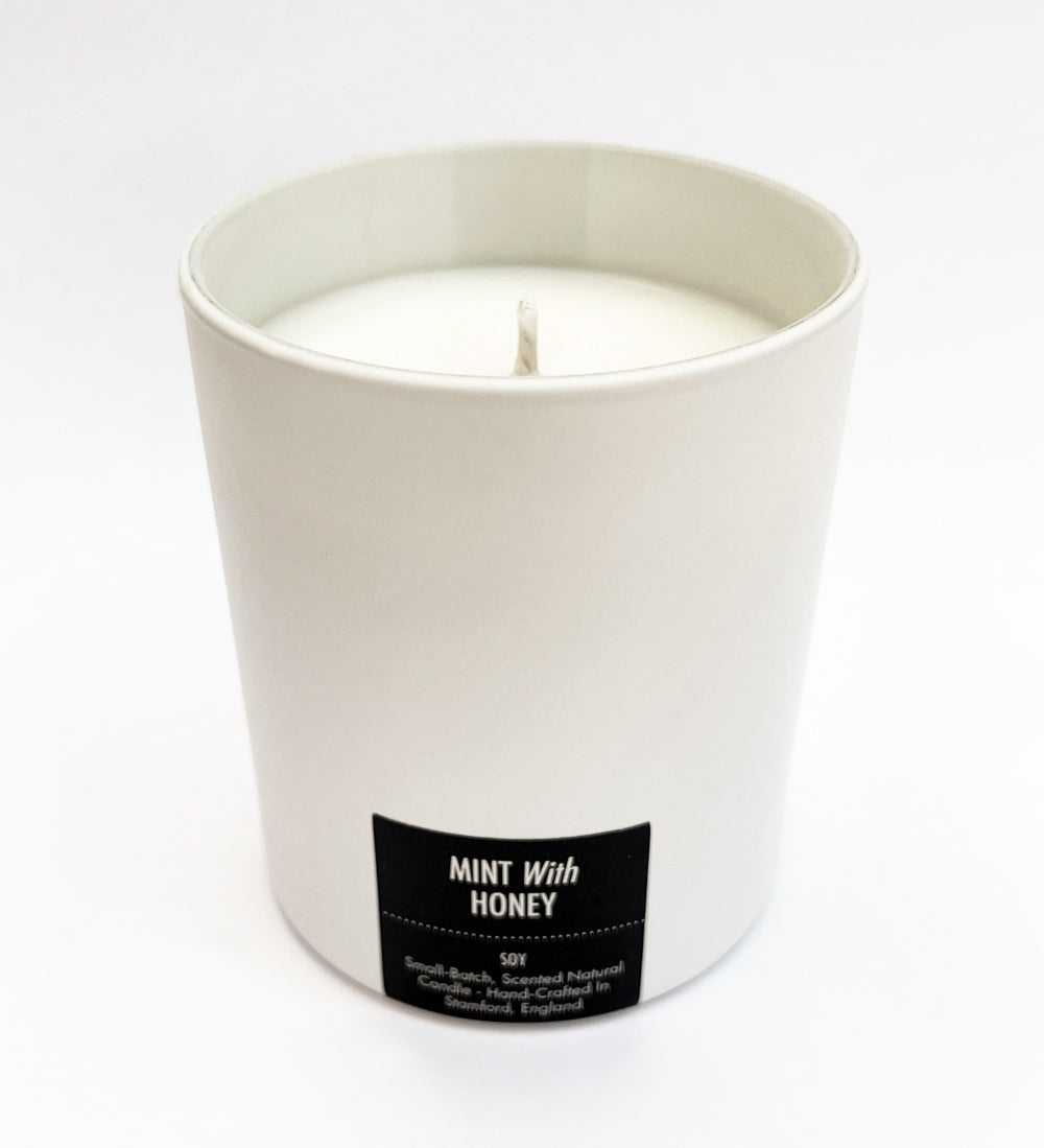 Mint With Honey - Scented Soy Candle